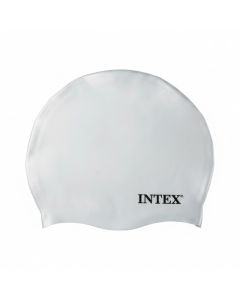 Bonnet de Bain Intex - Silicone - Blanc