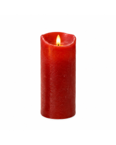 Bougie LED Rouge - Bougie décorative sans flamme