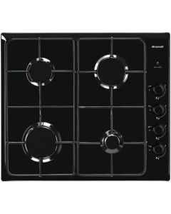 Plaque De Cuisson 4 FEUX 60 CM - Noir- Brandt BPE6400B