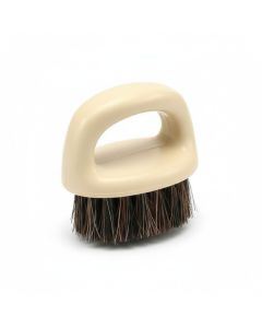 Brosse à barbe - Poils de cheval - Manche plastique