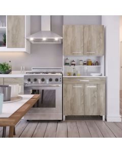 Buffet de Cuisine - MDF Stratifié - 80×183×43 cm