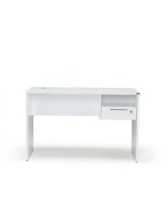 Bureau blanc avec tiroir 120x60cm - Prix Tunisie | Arkan.tn