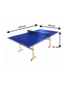 Table ping pong Ranim - TABPP - 275x153x81 cm - Bleu
