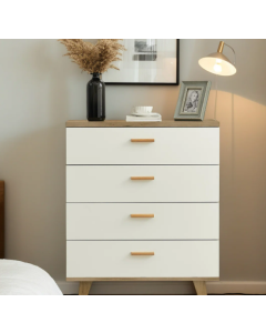 Commode Home Intérieur - 90x70x45 cm - Blanc