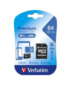 Carte Mémoire Verbatim Micro SDHC 64Go -... | Arkan.tn