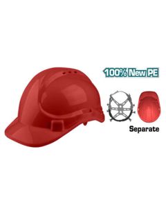 Casque de protection -Rouge -TOTAL