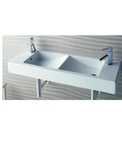 LAVABO MURAL Sanitana CUBIC DOUBLE  - Blanc