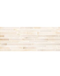 Décor faience mirage beige brillant indoor 25*70 cm - ECOCERAMIC 