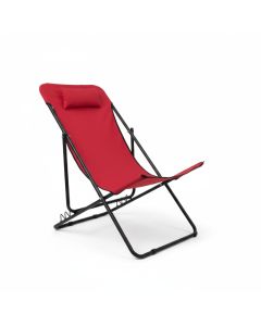 Chaise longue Metatub - Acier époxy - 121x54x6 cm