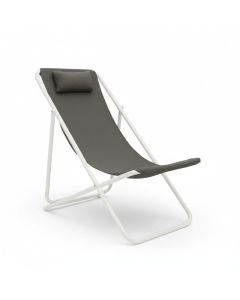 Chaise longue Metatub - Acier époxy - 121x54x6 cm