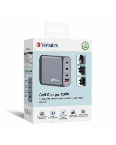 Chargeur GaN Verbatim 100W 4 Ports - Prix Tunisie | Arkan.tn