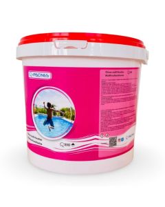 Chlore multi-fonction galet 200g Q-Piscines 5 Kg - Désinfection complète