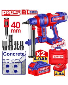 Cloueur à béton EMTOP - ELCNLI9008 - 20V 