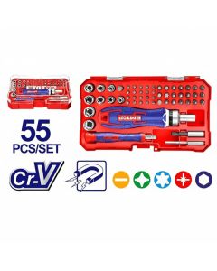 Coffret tournevis EMTOP EBST05502 - 55 pcs