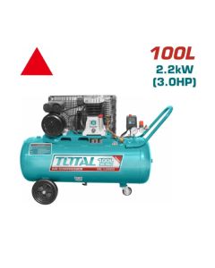 Compresseur TOTAL - TC1301006E - 100 L - 3.0 CV - 220V
