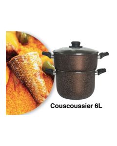 Couscoussier 6L - The Rock - Chataîgne Brillant - COOKART