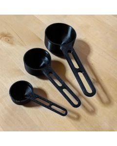 Ensemble de cuillères doseuses de 10, 25 et 50 ml