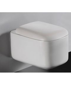 Cuvette suspendue avec abattant - Luna - ID2150 - Blanche