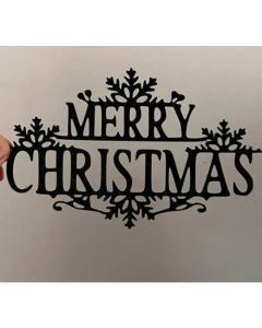 Décoration de Noël – Plastique - Noir