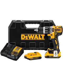 Perceuse-visseuse à percussion DEWALT DCD796 - Sans Fil 18V 2Ah Sans Charbon Double Batteries