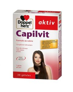 Doppelherz Aktiv Capilvit - Cheveux & Ongles - 30 Gélules