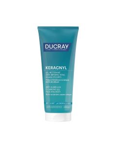 Ducray Keracnyl Gel Moussant 200ml Nettoyant AntiImperfections
