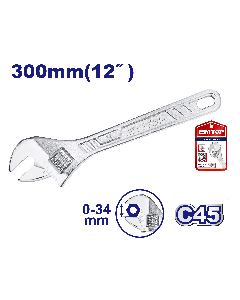 Cle molette 12"/300mm 0-29 emtop  EAWH131222