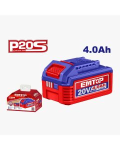 Batterie Emtop 20V 4Ah - Prix Tunisie | Arkan.tn