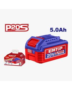 Batterie Emtop 20V 5Ah - Prix Tunisie | Arkan.tn