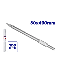 Burin hex pointu 30x400mm emtop  ECHS034002
