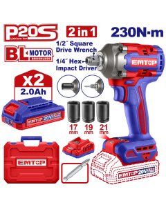Visseuse a chocs 20v brush 2b2 emtop  ECIWL20236