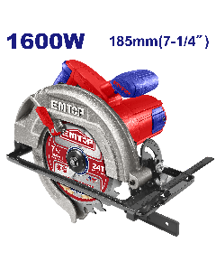 Scie circulaire 185mm 1600w emtop  ECSW1853