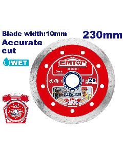 Disque diamant 230 humide emtop  EDDC022301