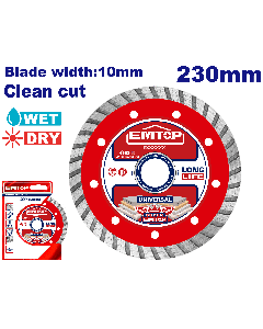 Disque diamant 230 l10 turbo emtop  EDDC032302