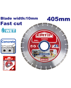 Disque diamant pour beton ø 405 emtop  EDDC044052