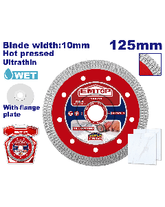 Disque céramique 125 emtop  EDDCH81251