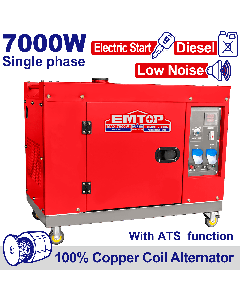 Groupe silen 7kva dieesel 220 ats emtop  EDGRS711-1
