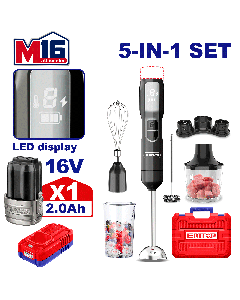 Batteur et mixeur 5en1 16v emtop  EFN056K