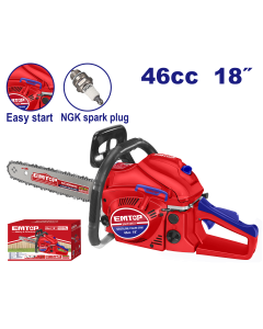 Tronçonneuse à chaine ess 1,8kw 45 emtop  EGCS18451