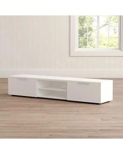 Élément TV Home intérieur - 120x45x35 cm - Blanc