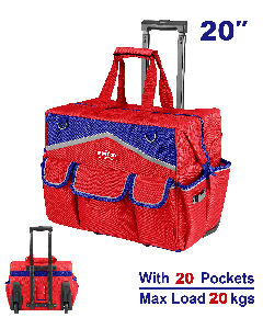 Sac à outils rigide à roulettes emtop  EHRRTB2013