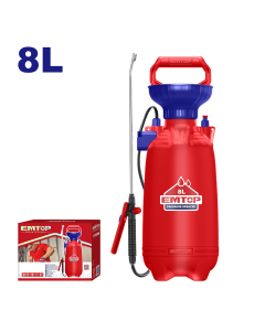 Pulvérisateur à pression 8l emtop  EHSPP30802