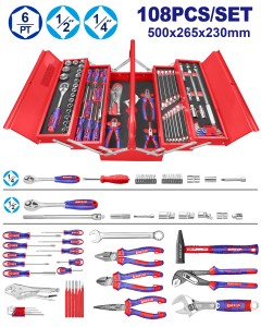 Caisse à outils métalliques 108p emtop  EHTS00108