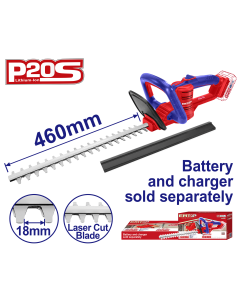 Taille-haie 20v  460mm emtop  ELHT20018