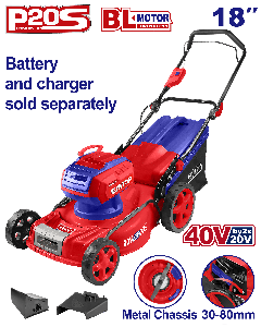 Tondeuse a gazon 40v 460mm emtop  ELML20185