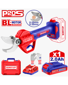 Sécateur électrique EMTOP 20V 30mm - Prix... | Arkan.tn