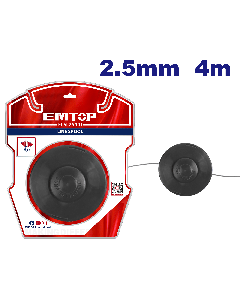 Bobine fil debroussailleuse 4m emtop  ELSL25401