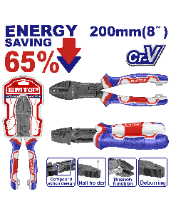 Pince universelle pro 8"/200mm emtop  EPLRCC0851