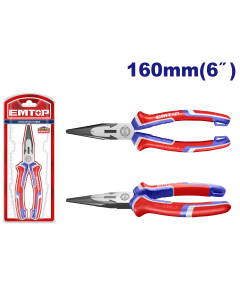 Pince a long nez  6 "/ 160 mm emtop  EPLRL0611