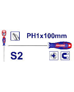 Tournevis americain s2 ph1x100 emtop  ESDRPH1402